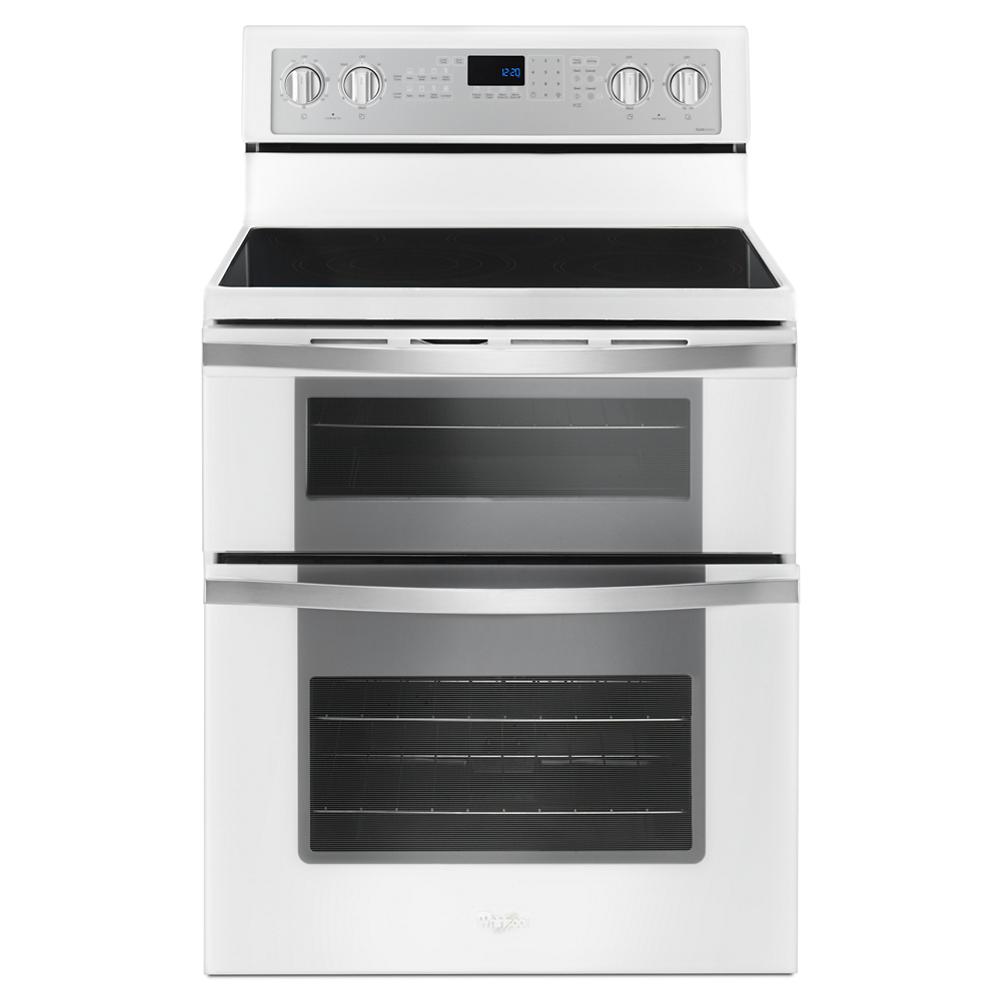 Whirlpool 6.7 Cu. Ft. Electric Double Oven Range with True Convection