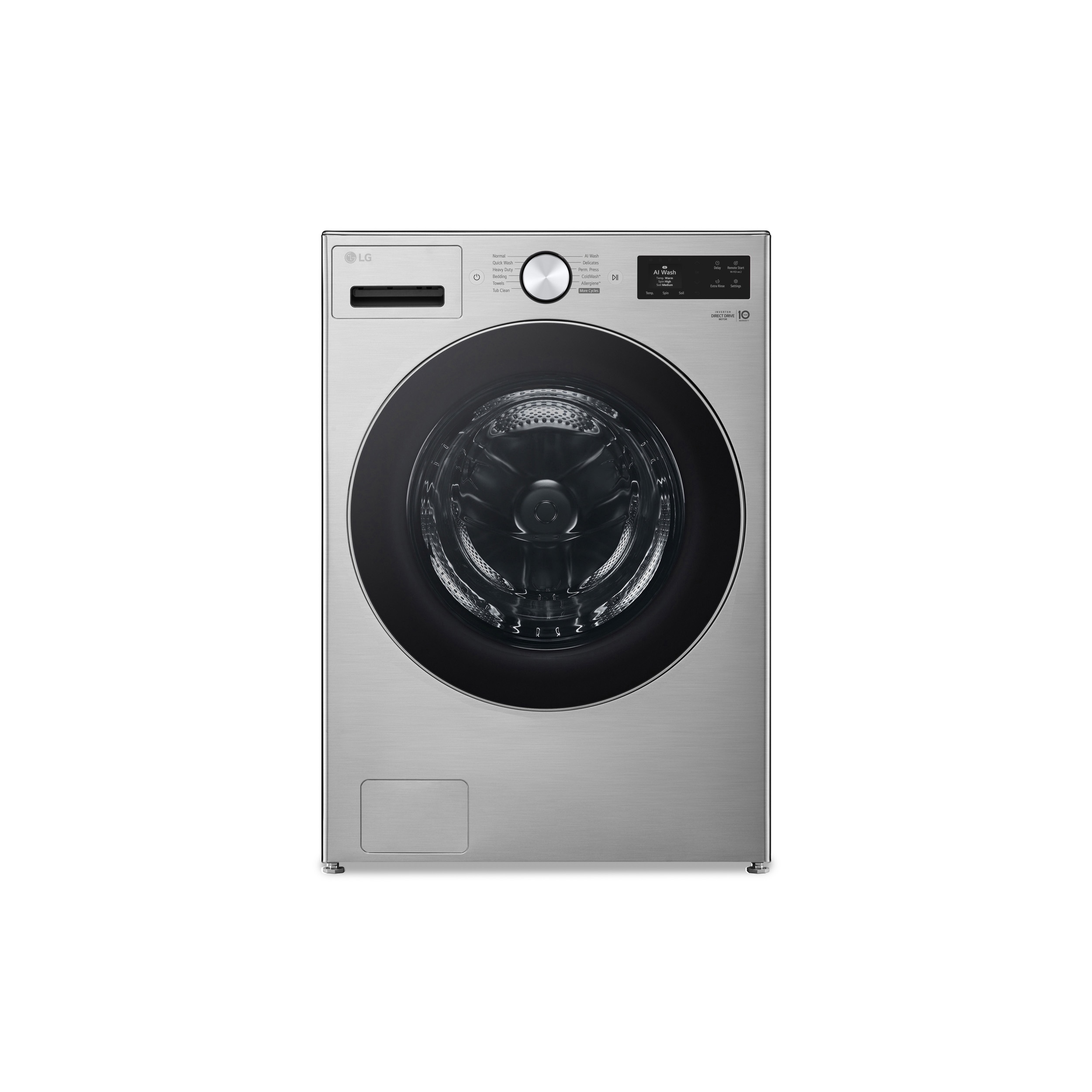 LG - WM5800HVA - 5.0 cu. ft. Mega Capacity Smart Front Load Washer
