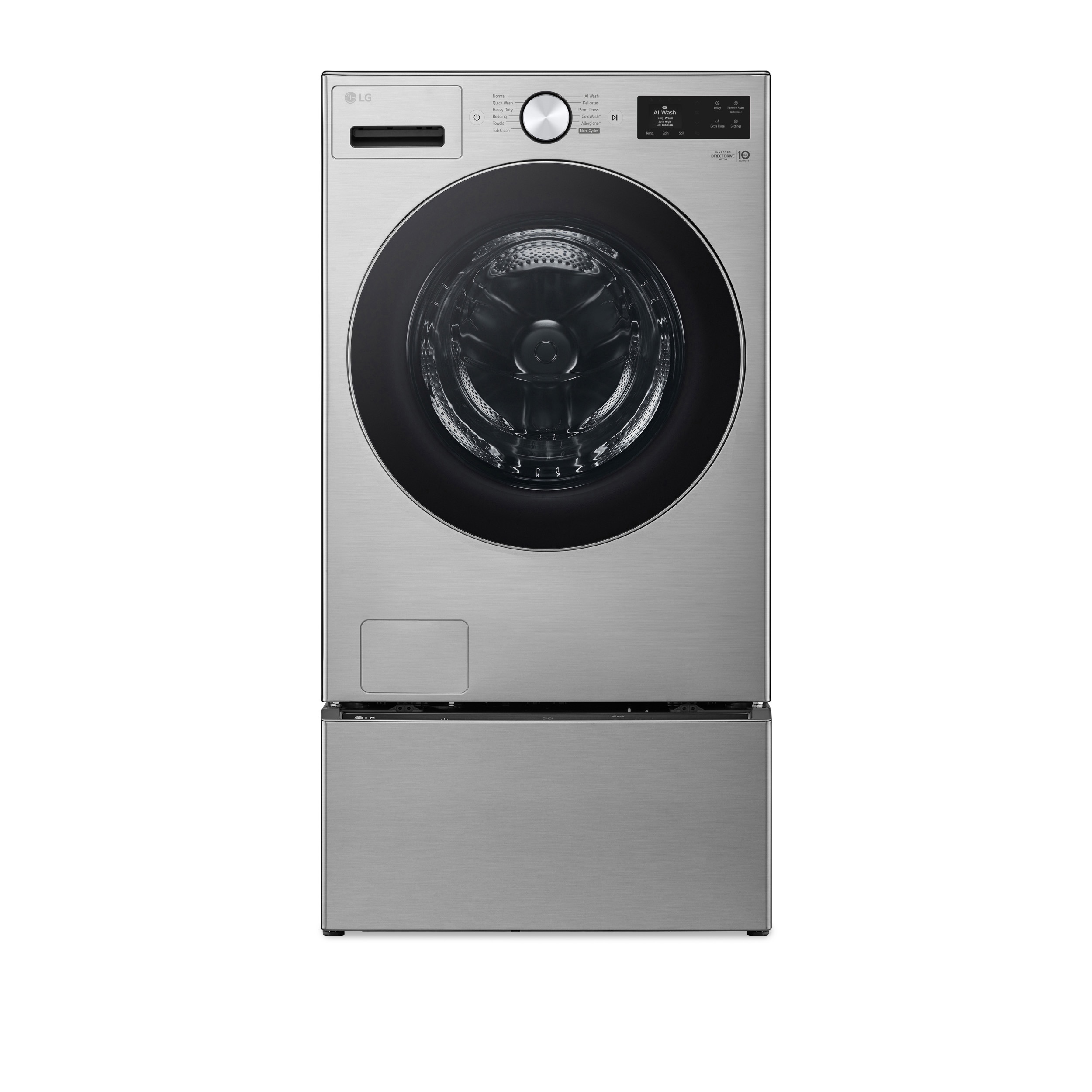 LG - WM5800HVA - 5.0 cu. ft. Mega Capacity Smart Front Load Washer