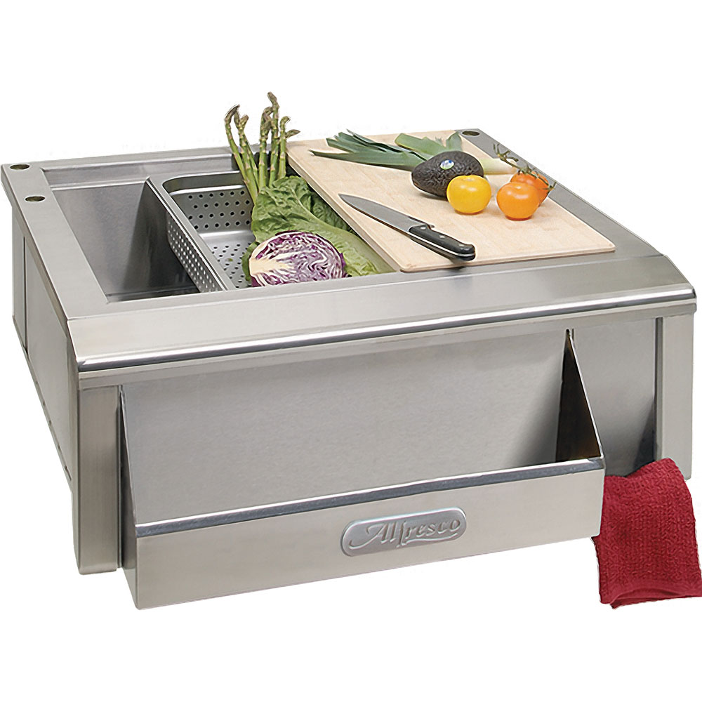 Alfresco Stainless Steel Colander - 4" Deep