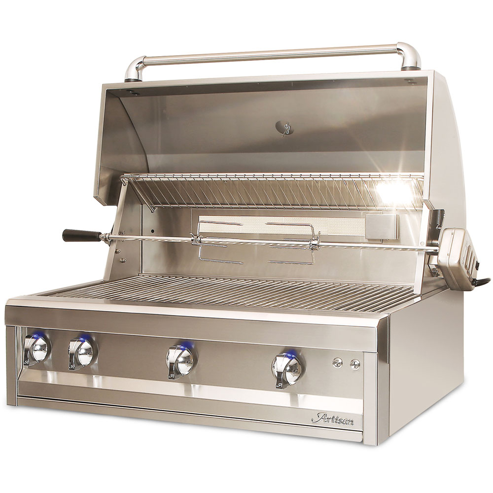 Artisan Grills 36 Inch Classic BBQ Series Liquid-Propane Grill with Rotisserie and Light