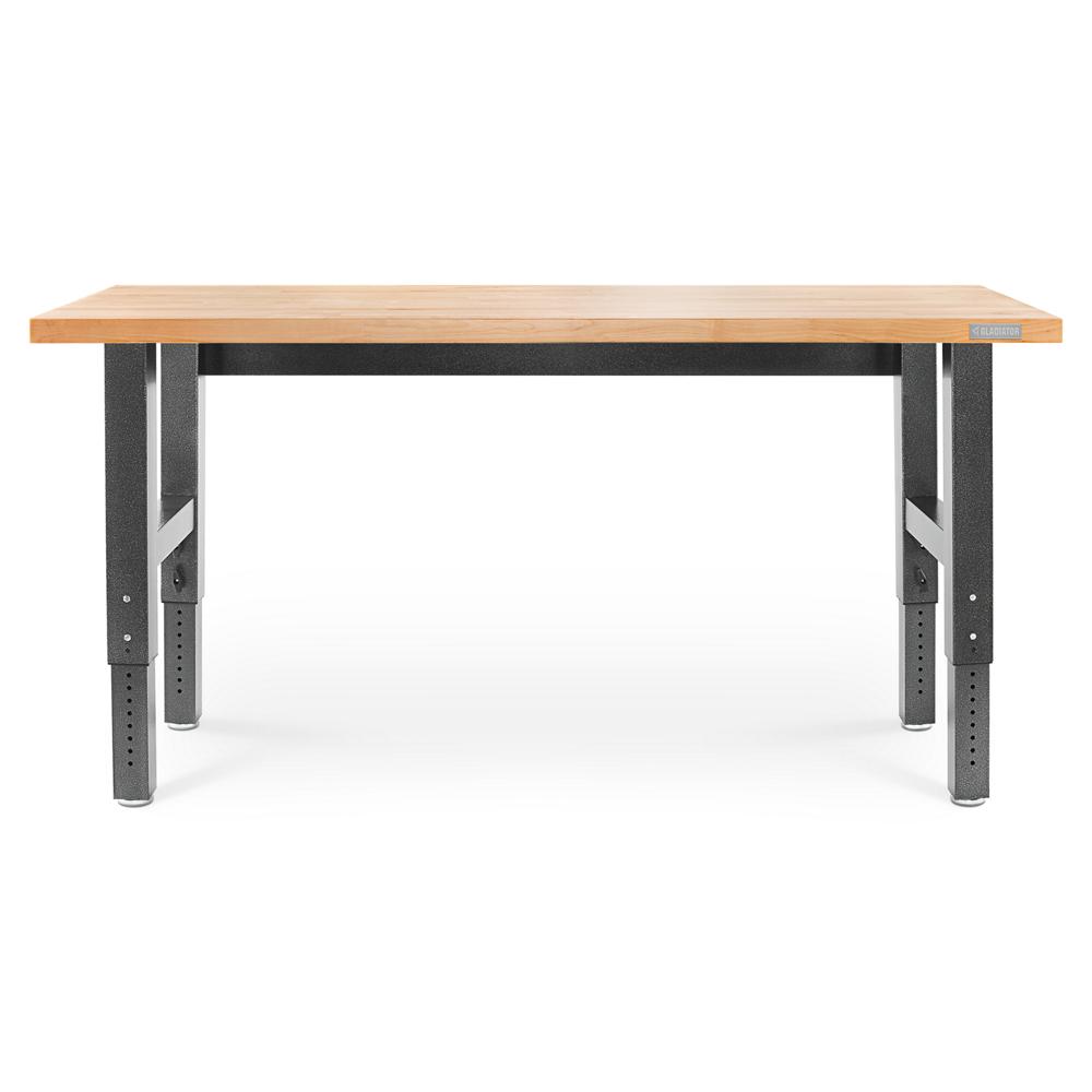 Gladiator 6' Adjustable Height Hardwood Workbench
