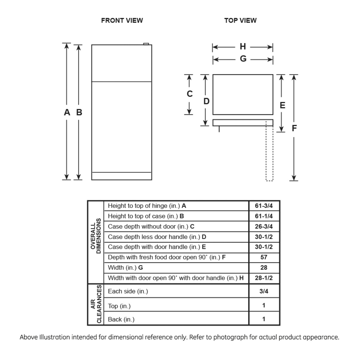 Hotpoint - HPE16BTNRWW - Hotpoint® ENERGY STAR® 15.6 Cu. Ft