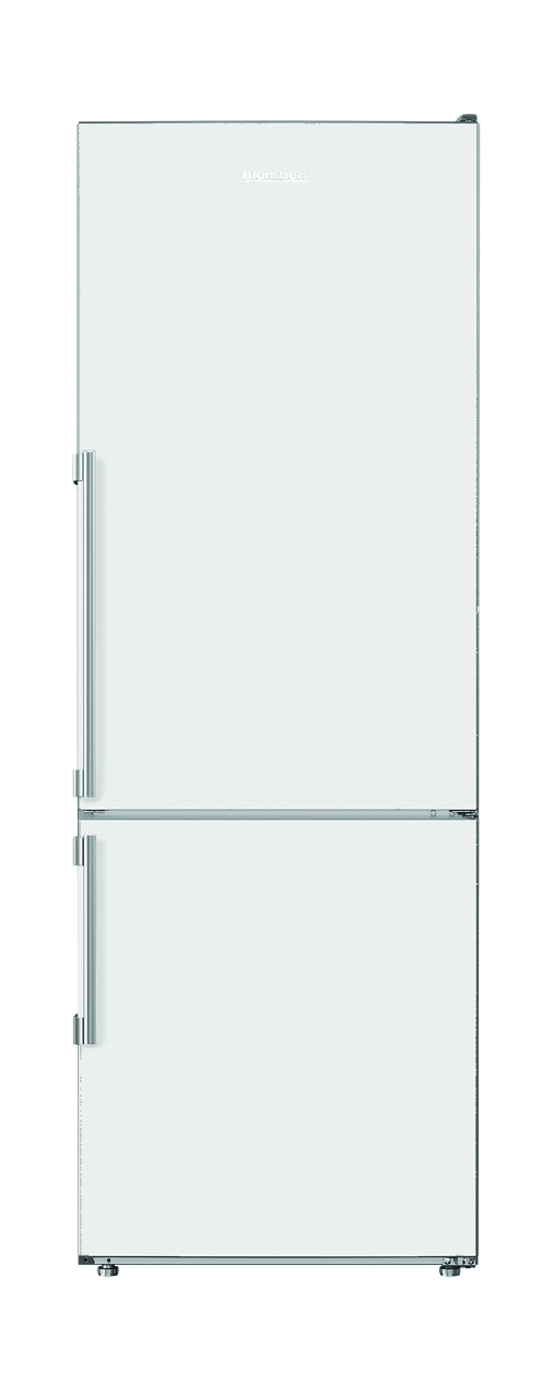 Blomberg 24" Counter Depth 11.43 cu.ft. Bottom Freezer Refrigerator White