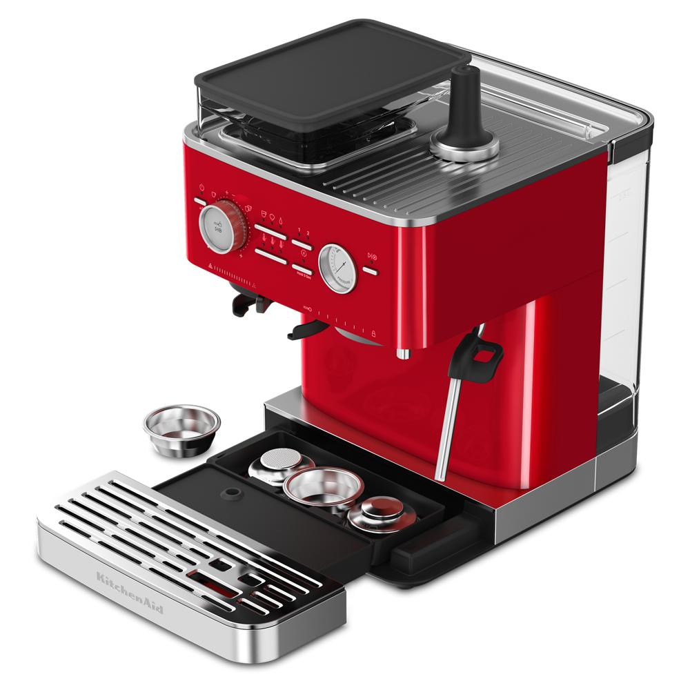 KitchenAid KES6551CA Semi Automatic Espresso Machine with Burr