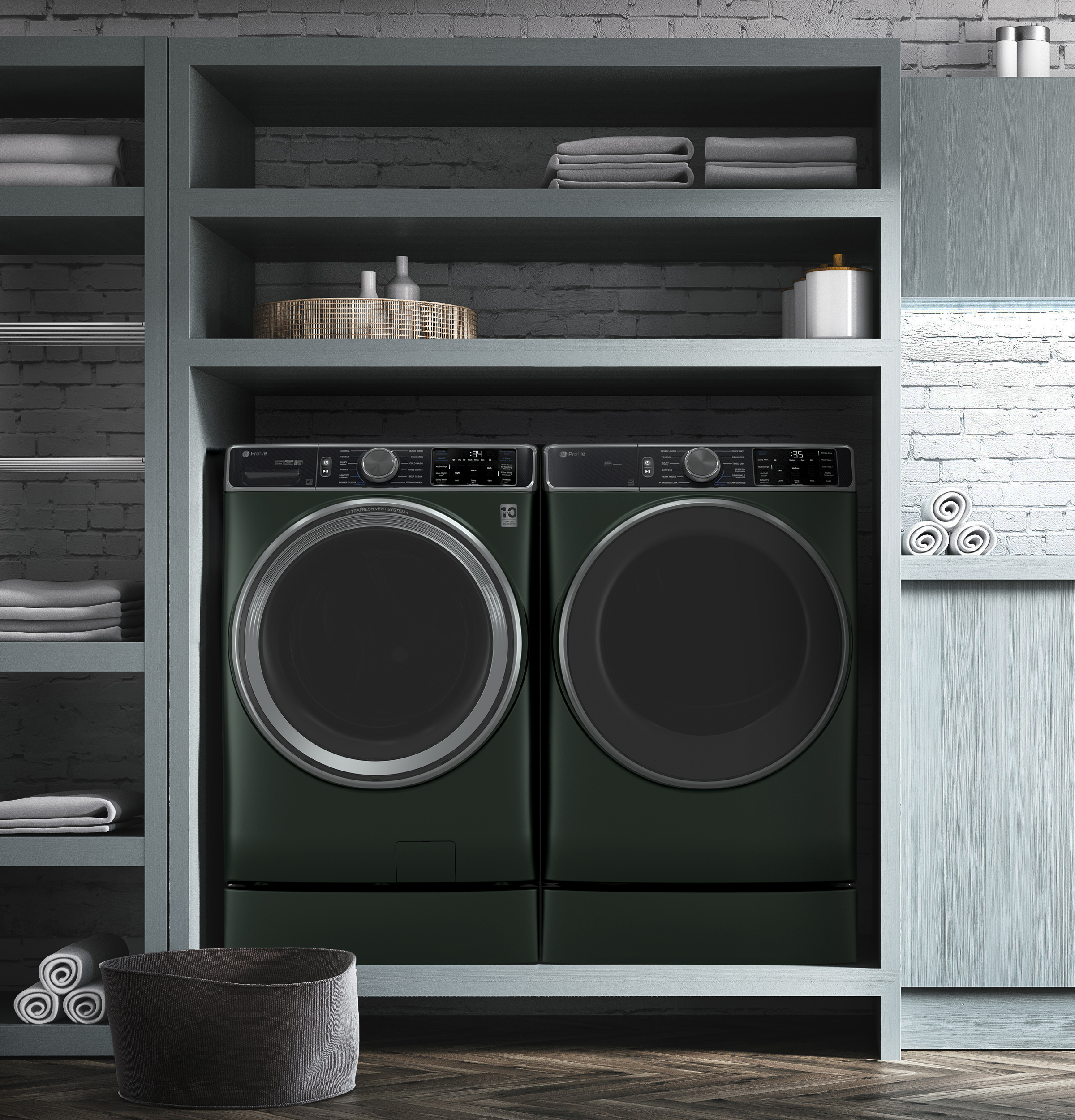 GE Profile PFW955SPWGN GE Profile™ 5.5 cu. ft. Capacity Smart Front