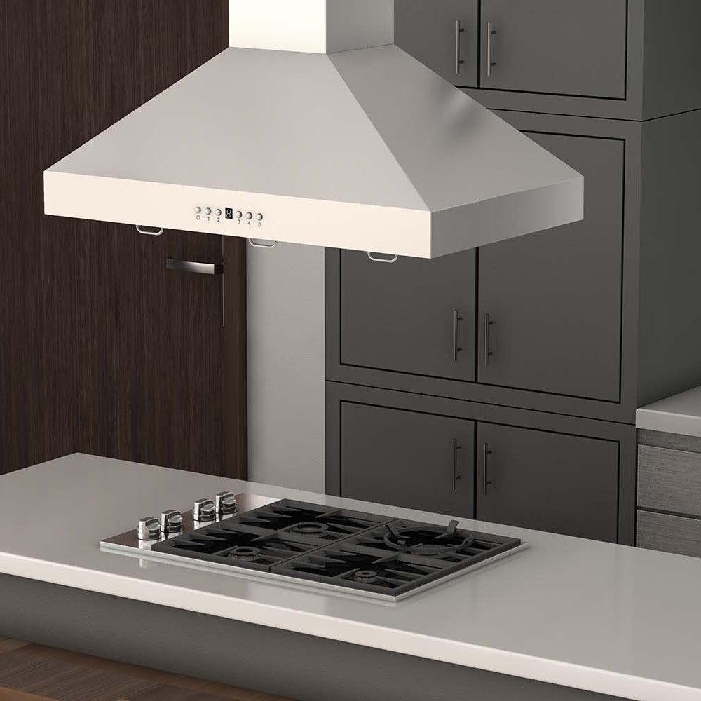 Model: KL3i-36 | ZLINE ZLINE 36" Convertible Island Mount Range Hood in Stainless Steel (KL3i-36)