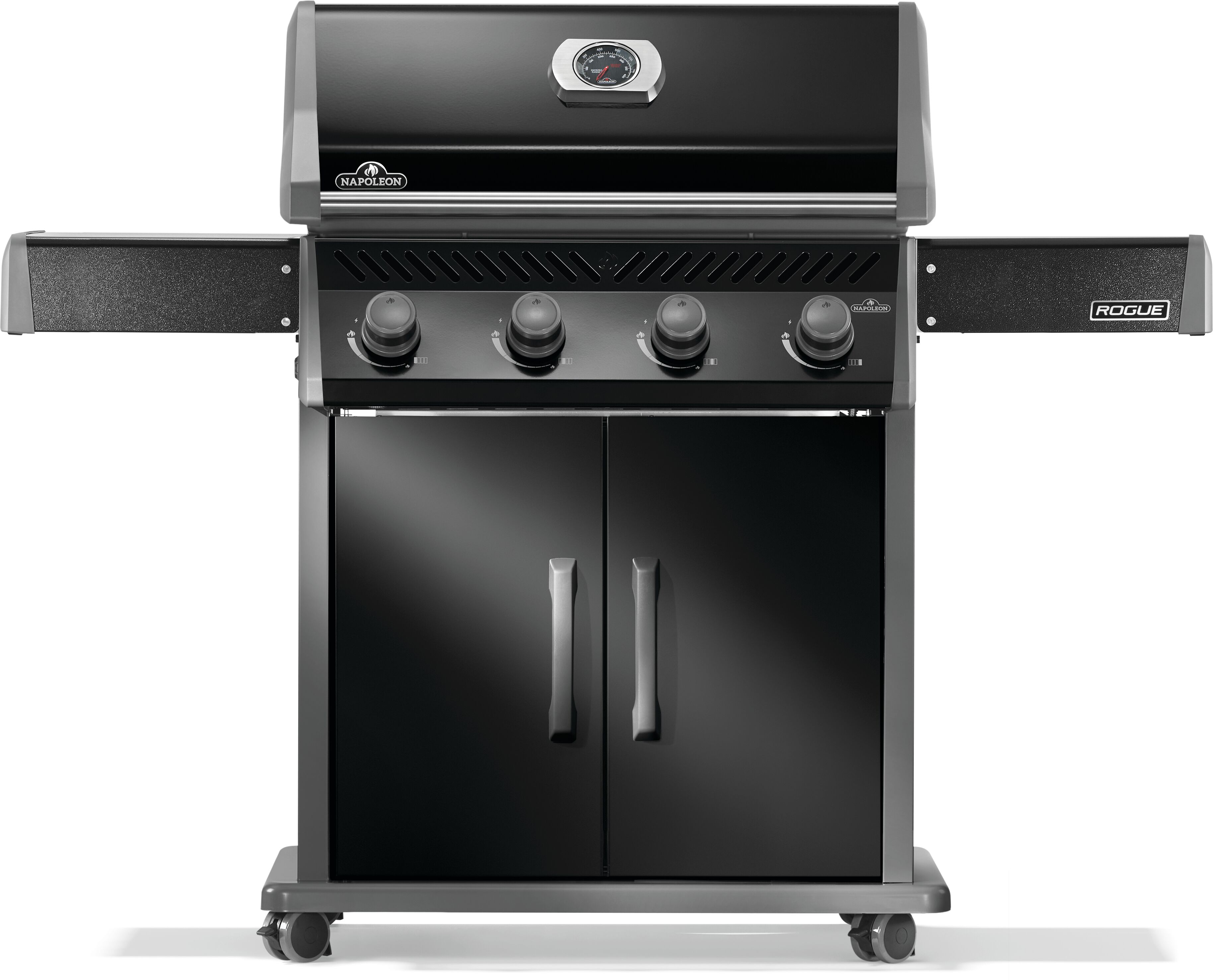 Napoleon Rogue® 525 Propane Gas Grill, Black, Stainless Steel Grids