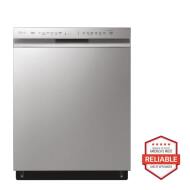 LG 24 Inch Wide QuadWash Front Control Dishwasher - Stainless Steel