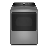 Whirlpool 7.5 cu. ft. Smart Electric Top Load Dryer with Steam Iron and AI Dry