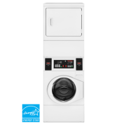 Speed Queen Stacked Washer (21.5 lb)-Dryer (18 lb) GAS - Prep for card