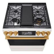 LG SIGNATURE 6.3 cu. ft. Single Oven Gas Slide-in Range with Dynamic Probake Convection , Air Fry, Air Sous Vide, Roast, and Pizza mode