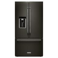 KitchenAid 23.8 cu. ft. 36" Counter-Depth French Door Platinum Interior Refrigerator with PrintShield™ Finish