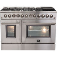 Forno 48" / 6.6 CF Dual Fuel Range, Convection