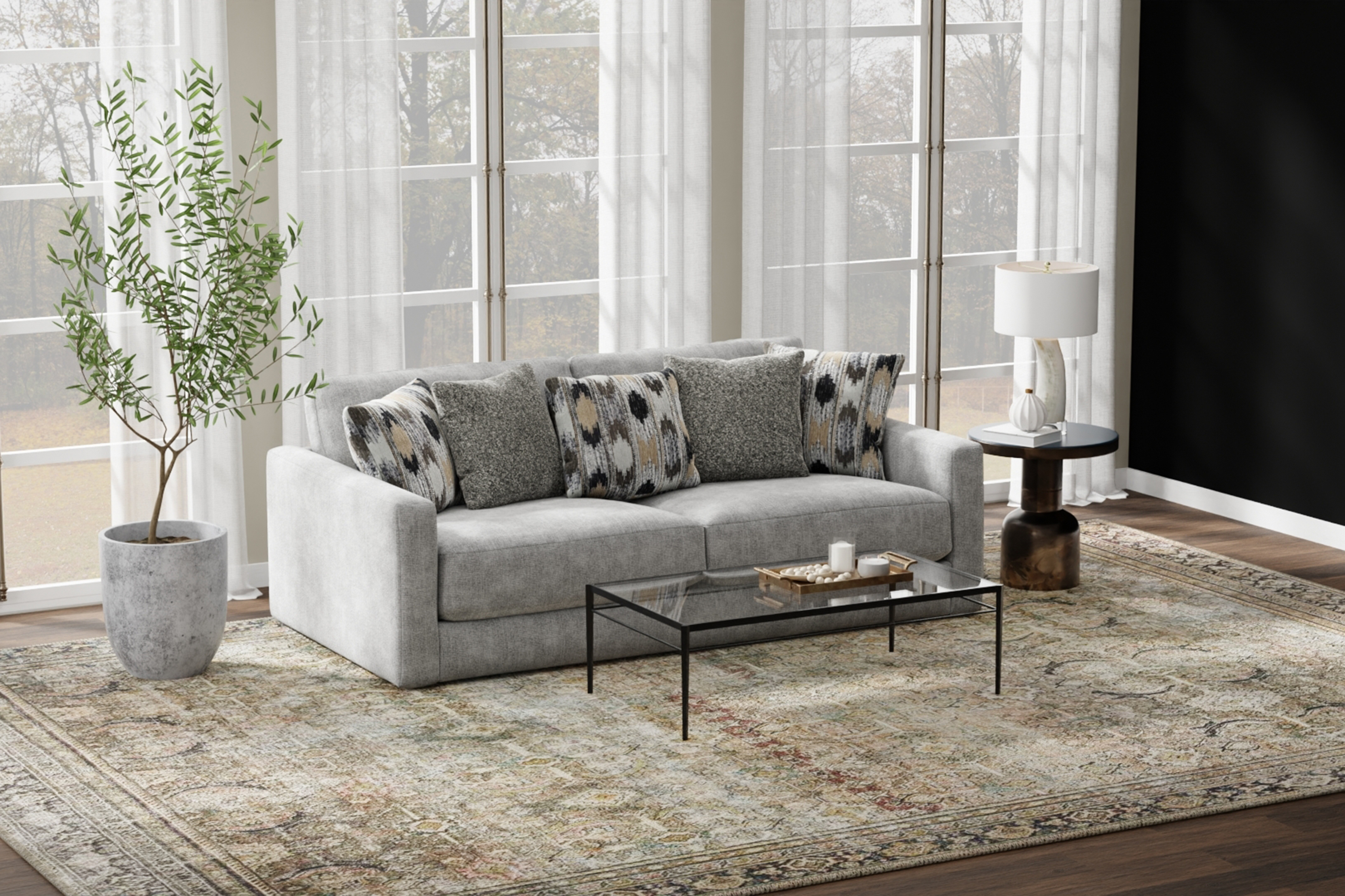 Jackson Furniture Sofas Living Room 212503 2350-28/2971-28 | Grand