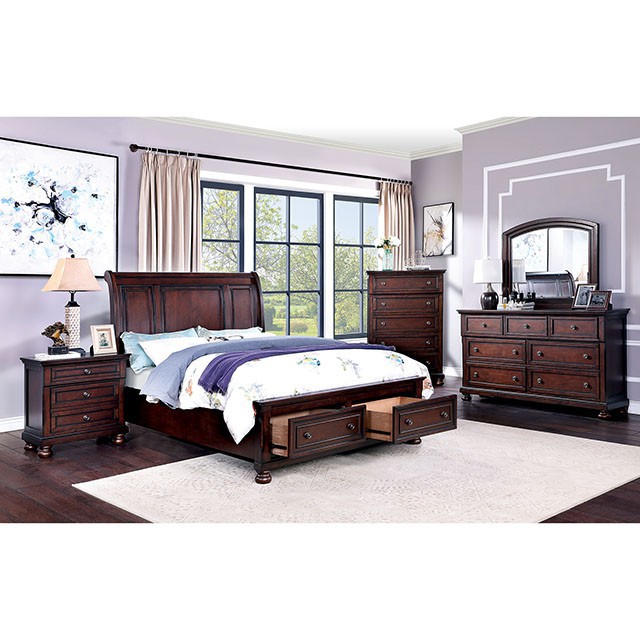 Furniture of America Wells Panel Bed - Thumbnail 4