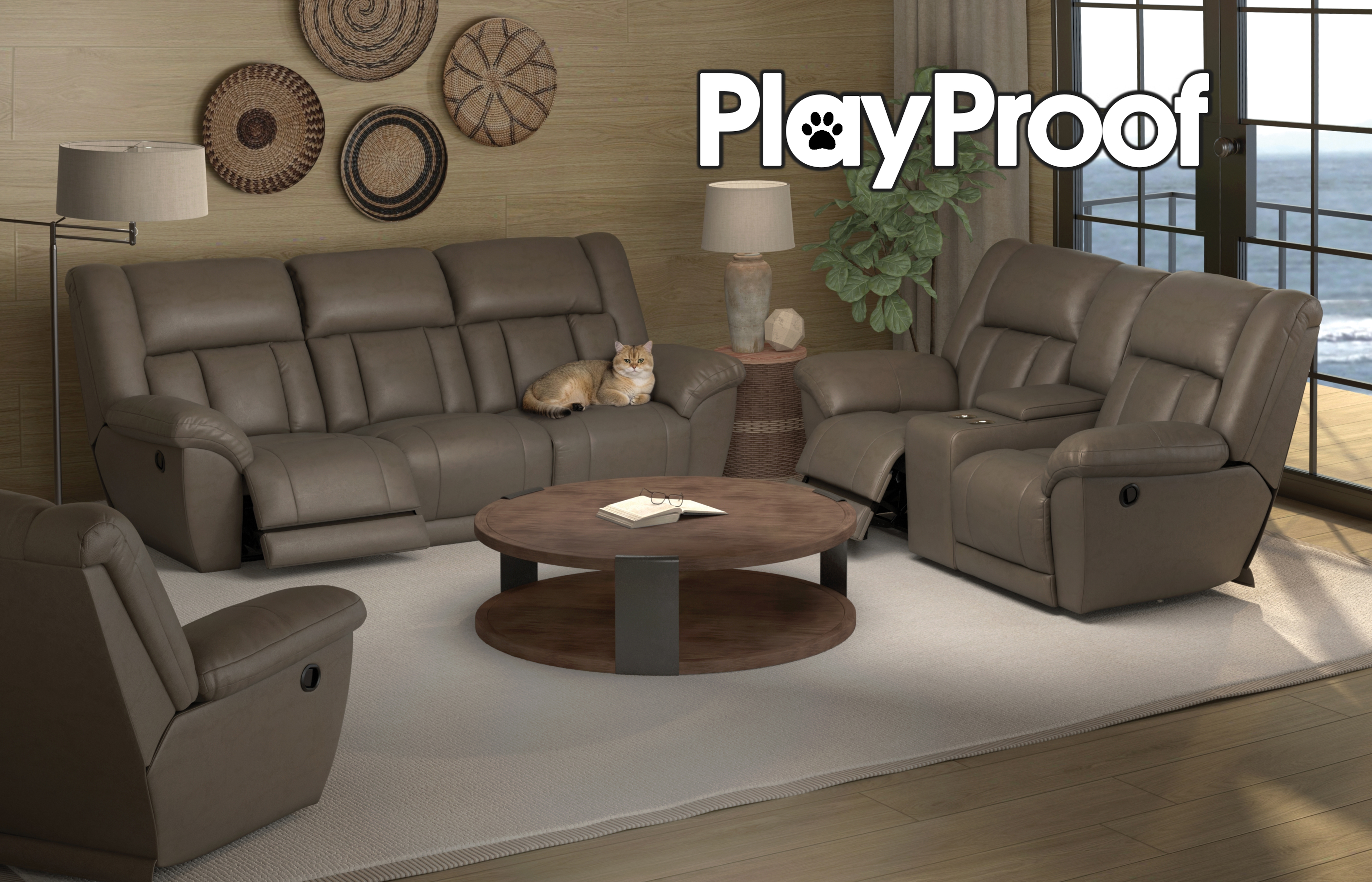 Catnapper - 3171 1468-28 - Sentinel Lay Flat Reclining Sofa W