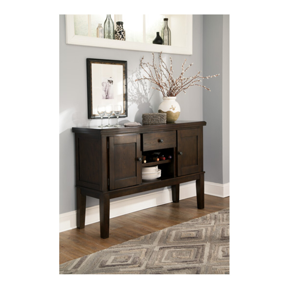 Signature Design by Ashley - D596-60 - Haddigan Dining Room Server