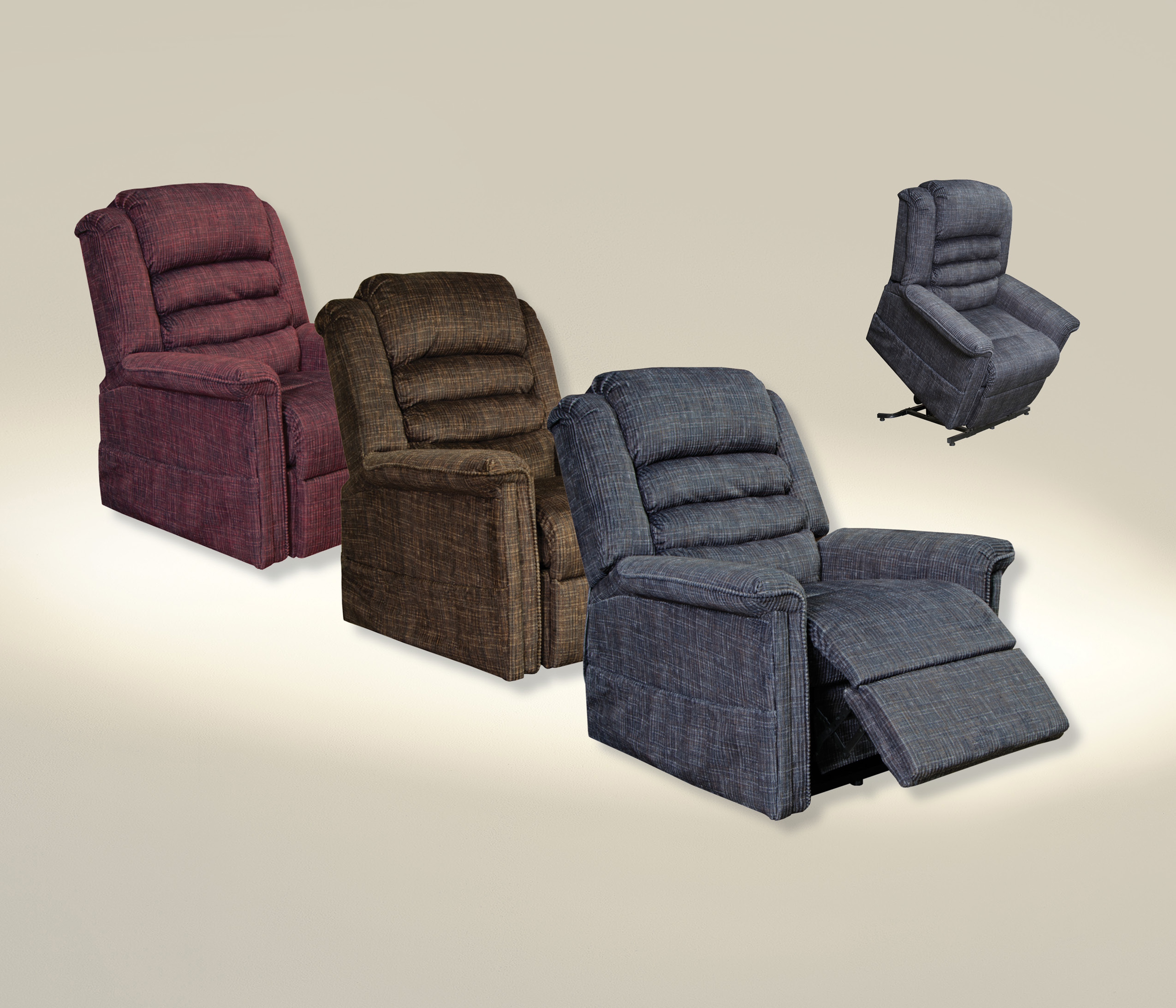 Catnapper Soother Power Lift Full Lay-Out Recliner W/Heat & Massage