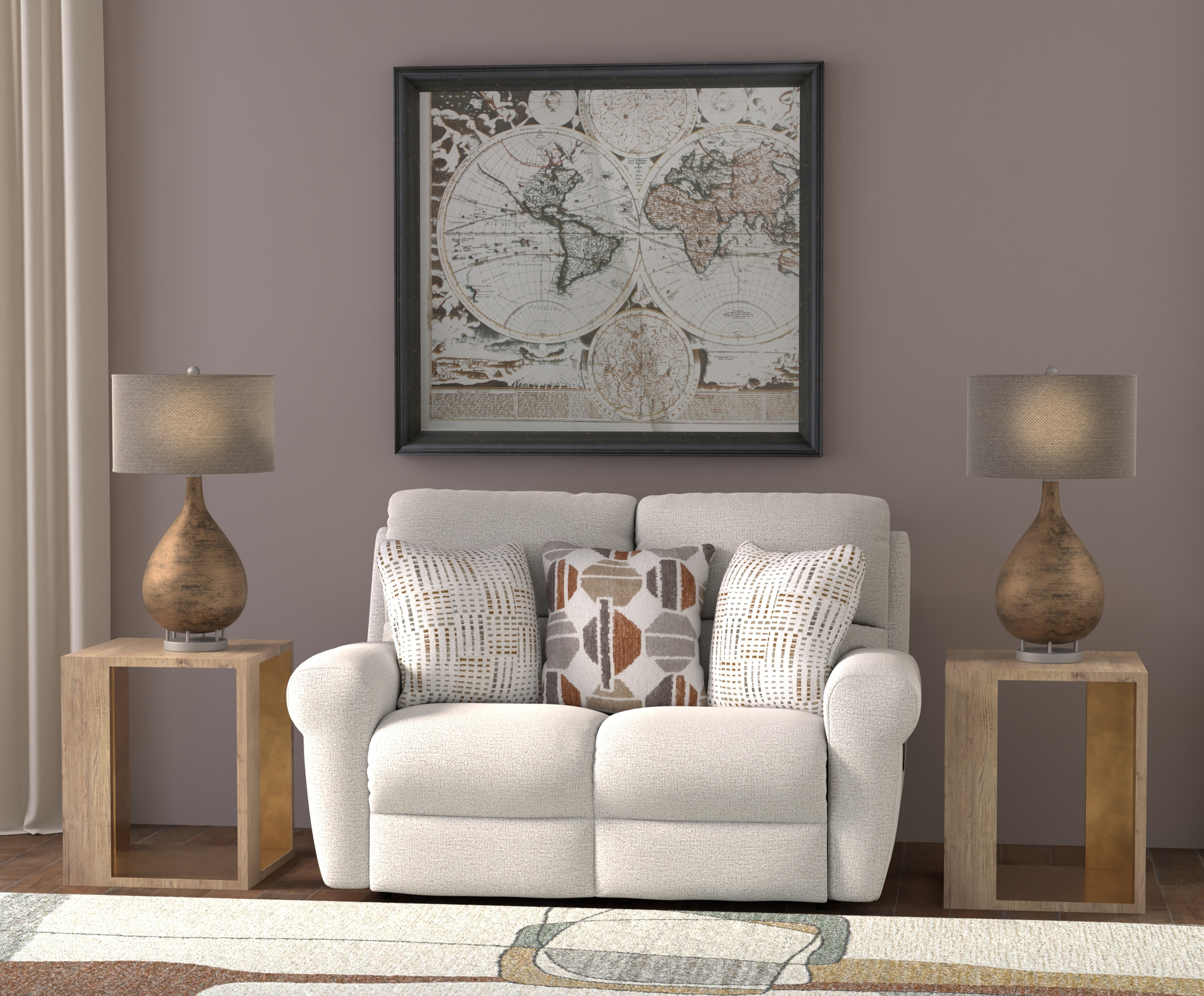 Catnapper Kellen Lay Flat Reclining Loveseat