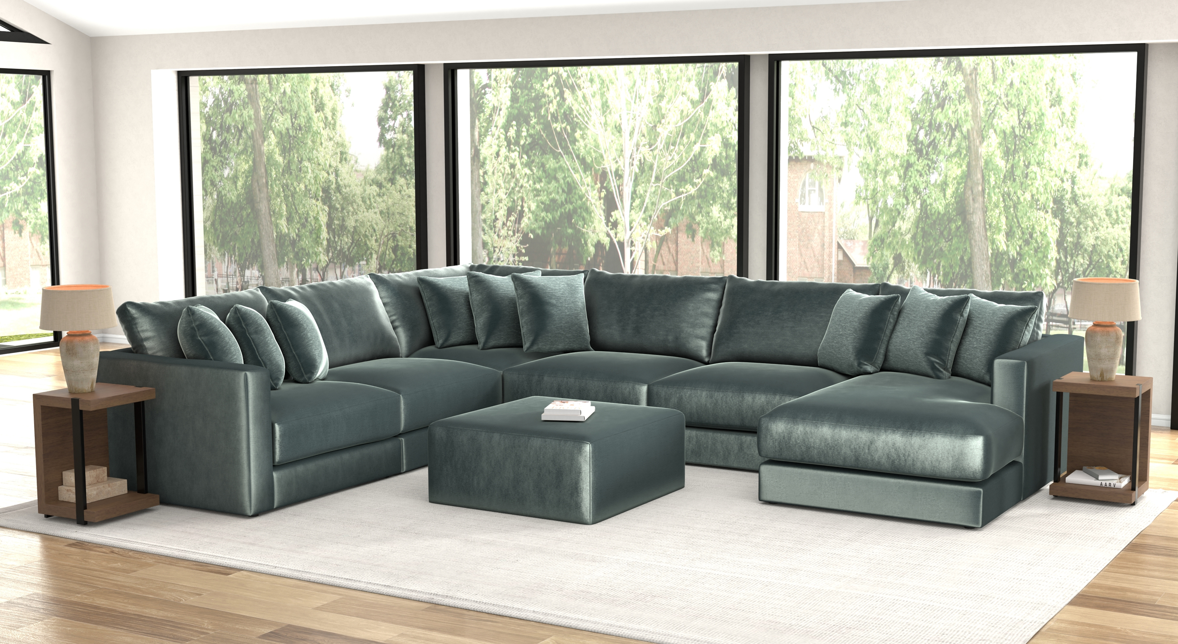 Model: 224512 1930-23 | Jackson Furniture Remington Cocktail Ottoman