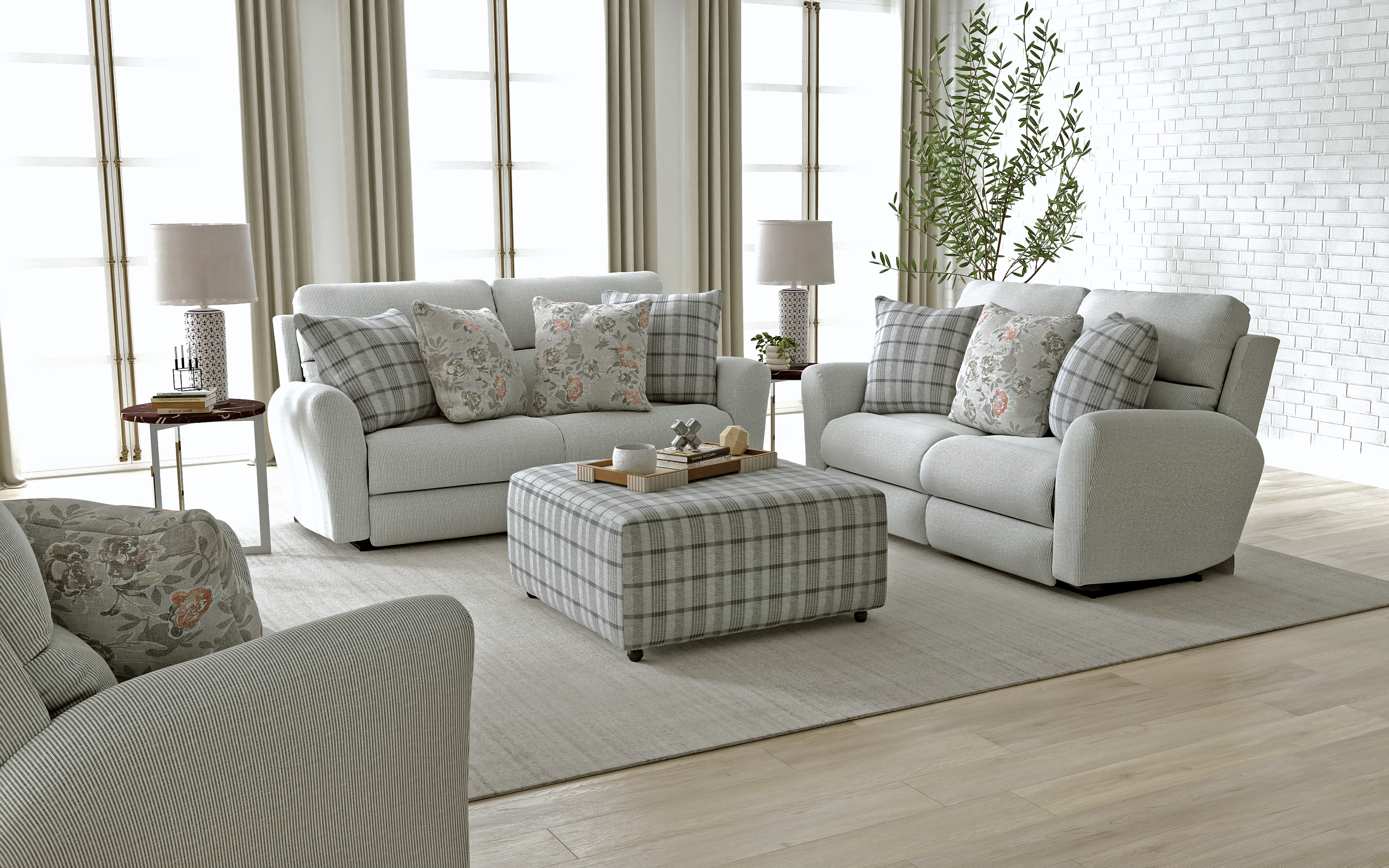 Catnapper Chappy Power Lay Flat Reclining Sofa