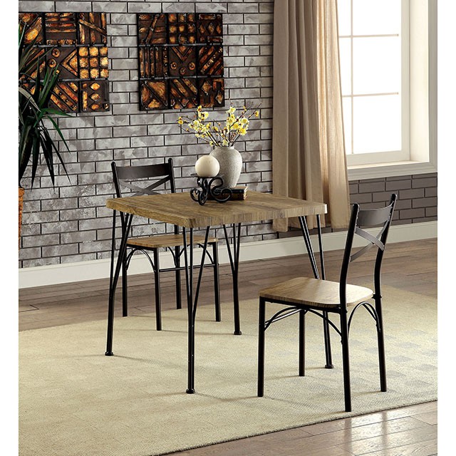 Furniture of America Banbury 3 PC. Dining Table Set