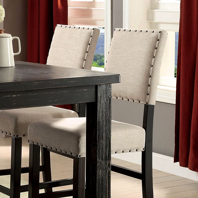 Furniture of America Sania Counter Ht. Chair (2/Box)
