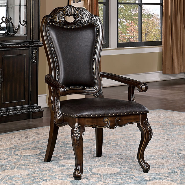 Furniture of America Lombardy Arm Chair (2/Box)