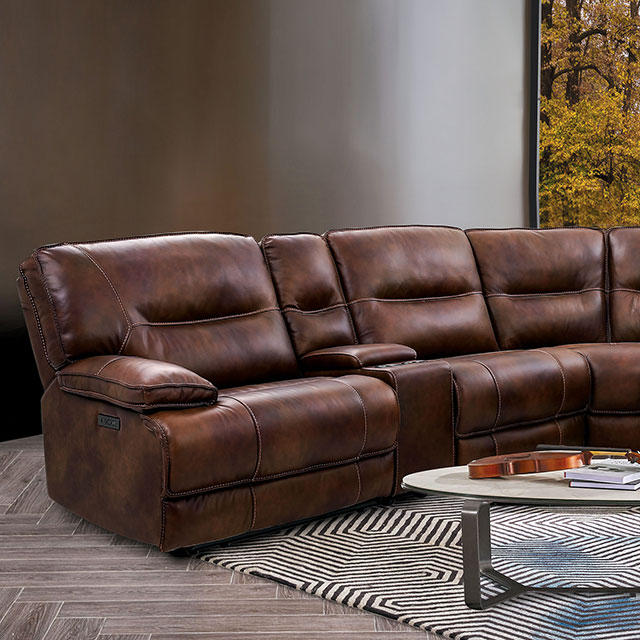 Furniture of America Louella Power Sectional