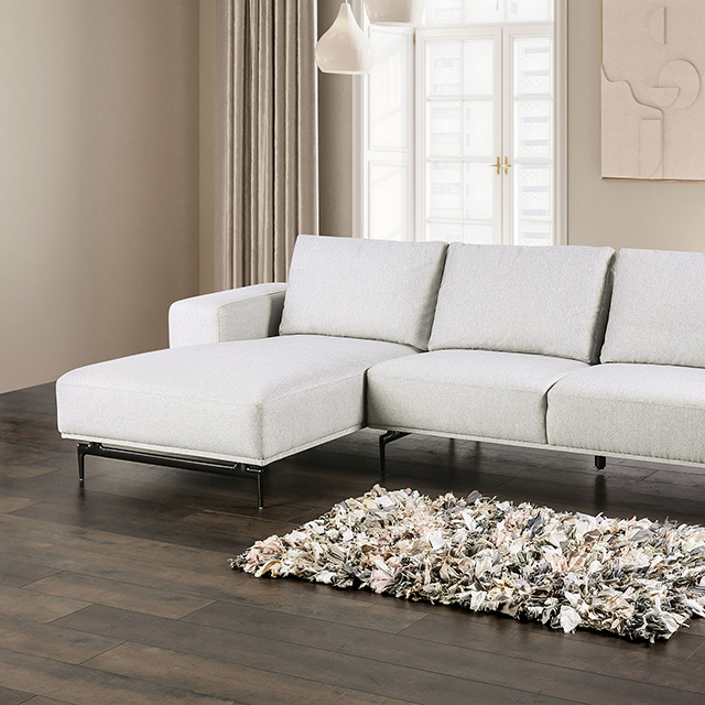 Furniture of America Baerum Sectional, Left Chaise