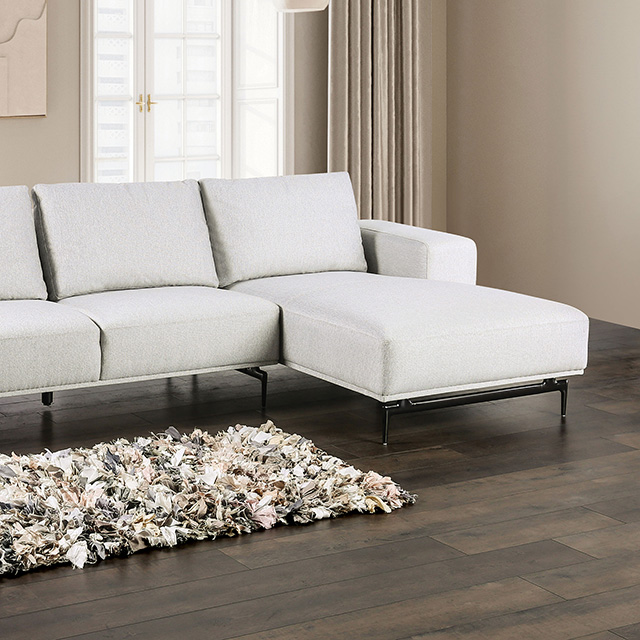 Furniture of America Baerum Sectional, Right Chaise