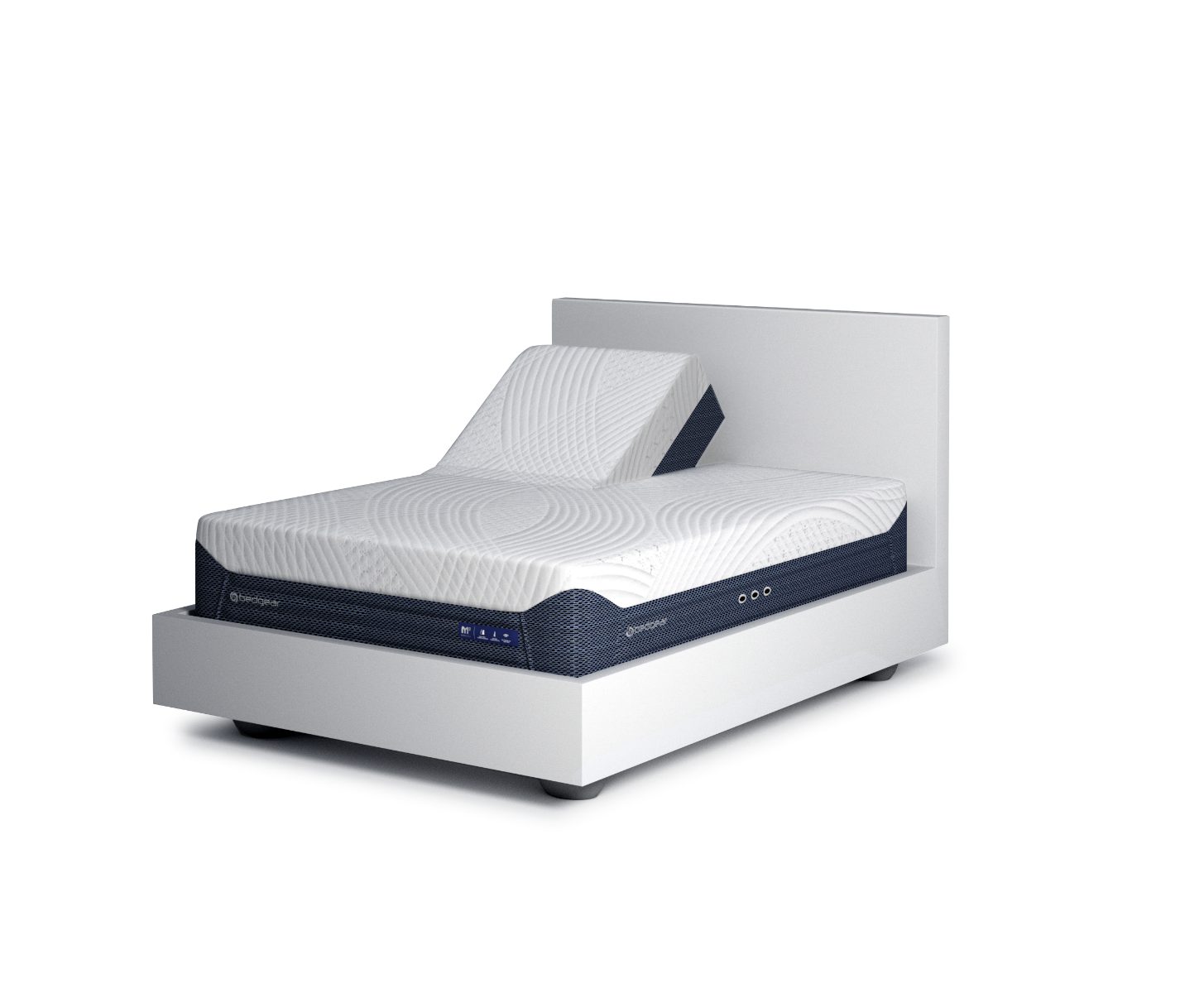 BedGear M3 Performance Mattress-Split Head Queen-3.0 - Plush-1.0 - Medium Firm