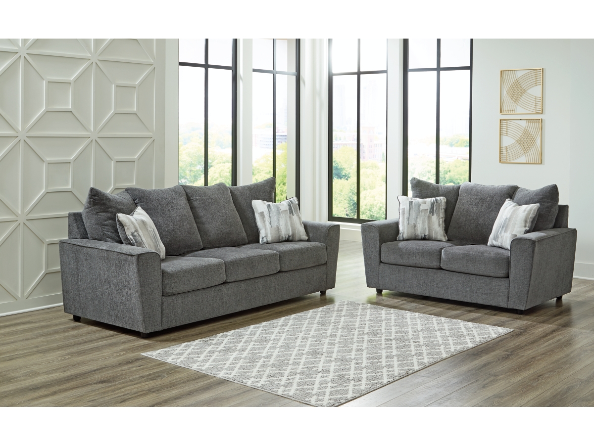 Ashley Stairatt Sofa and Loveseat