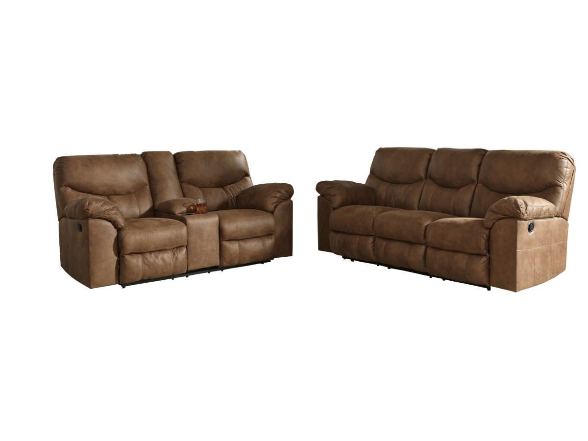 Ashley Boxberg Manual Reclining Sofa and Loveseat Set