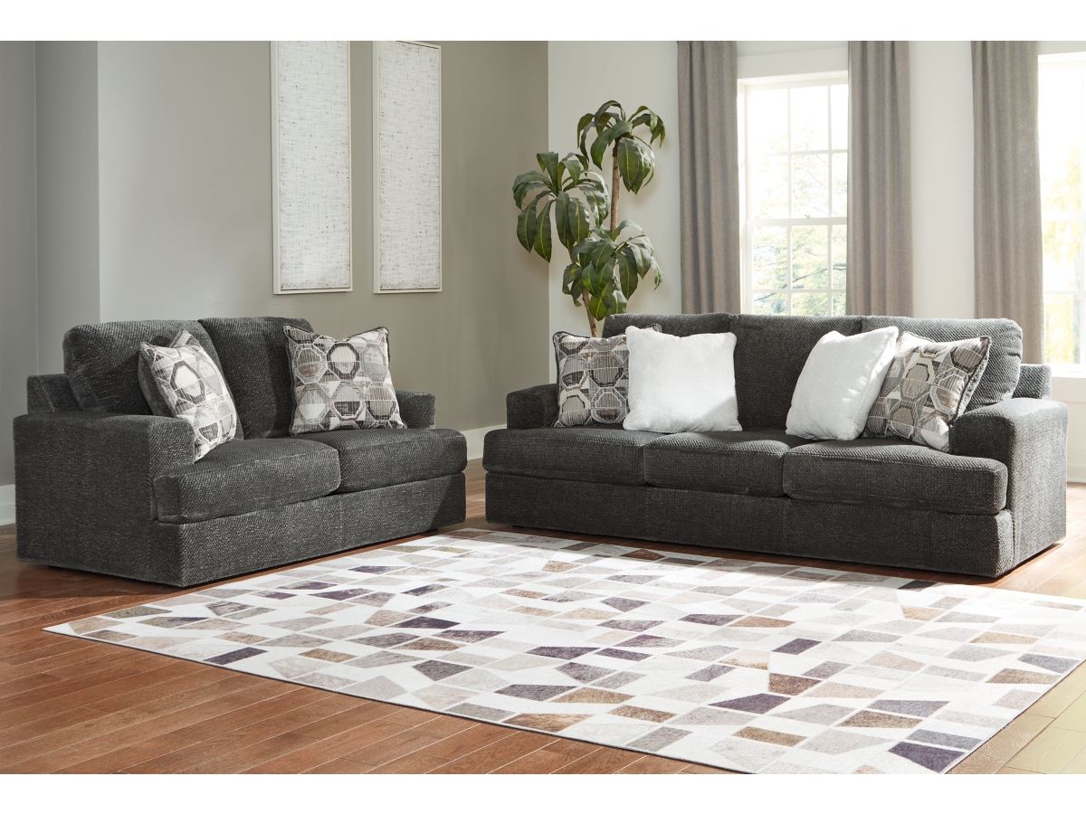 Ashley Karinne Sofa and Loveseat