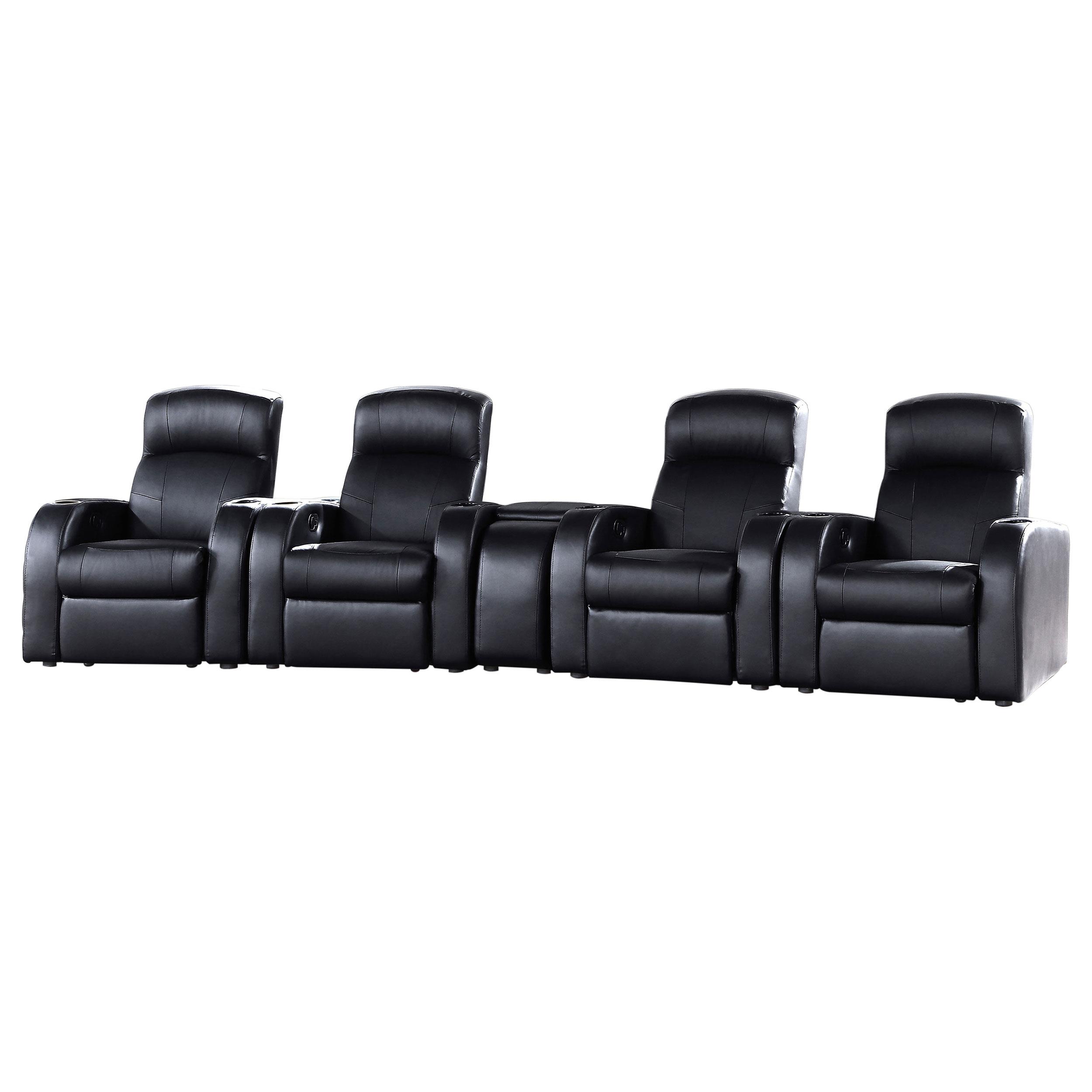 Coaster Cyrus 5-piece Upholstered Home Theater Seating