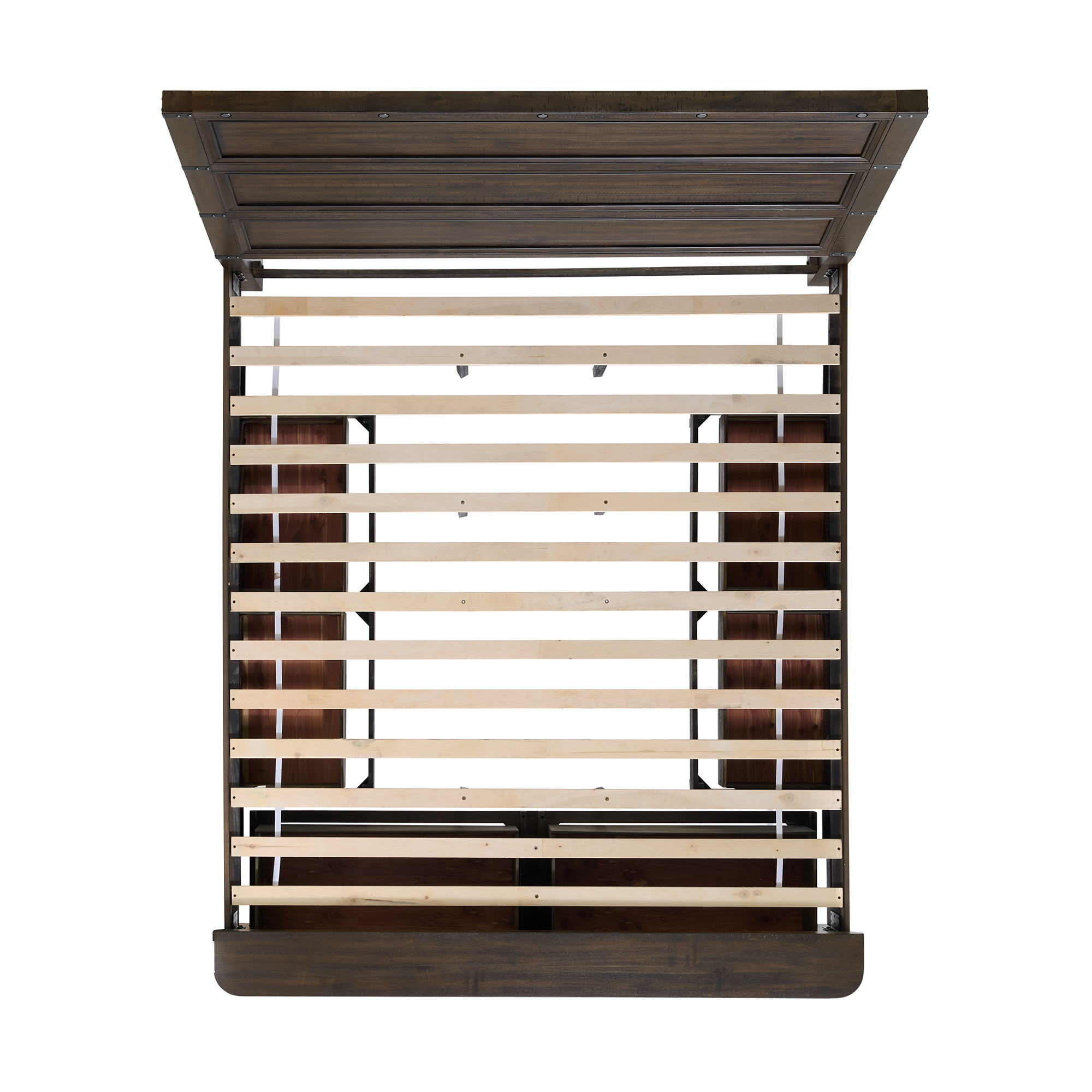 Elements Colorado City King Storage Bed in Charcoal