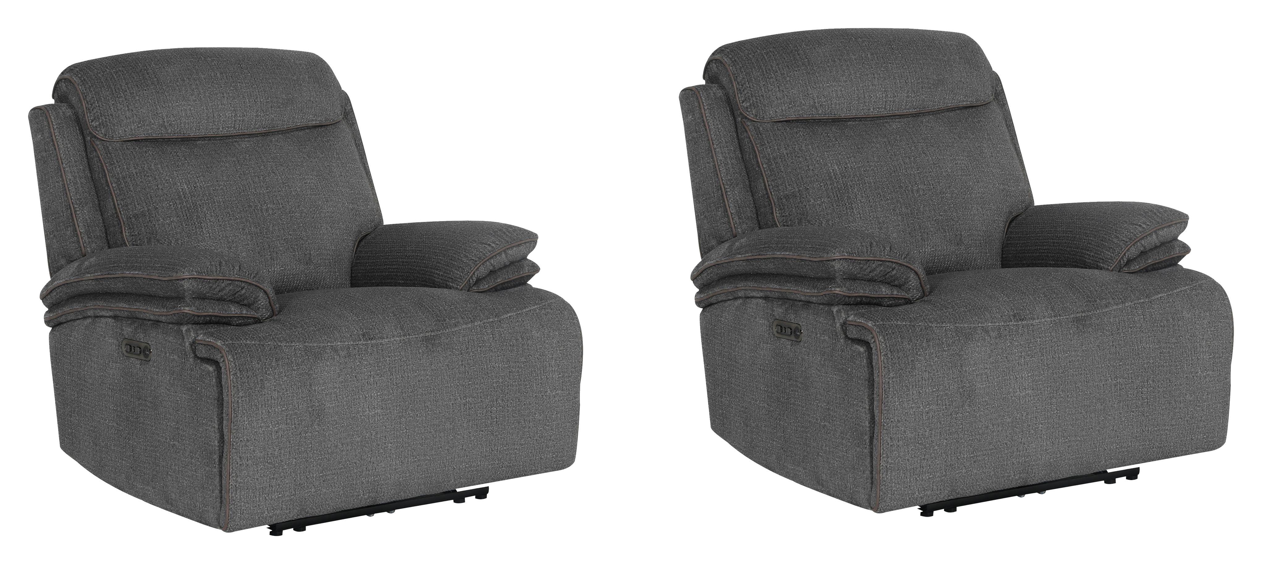 Parker House Alpine - Airy Midnight Power Zero Gravity Recliner Two Pack