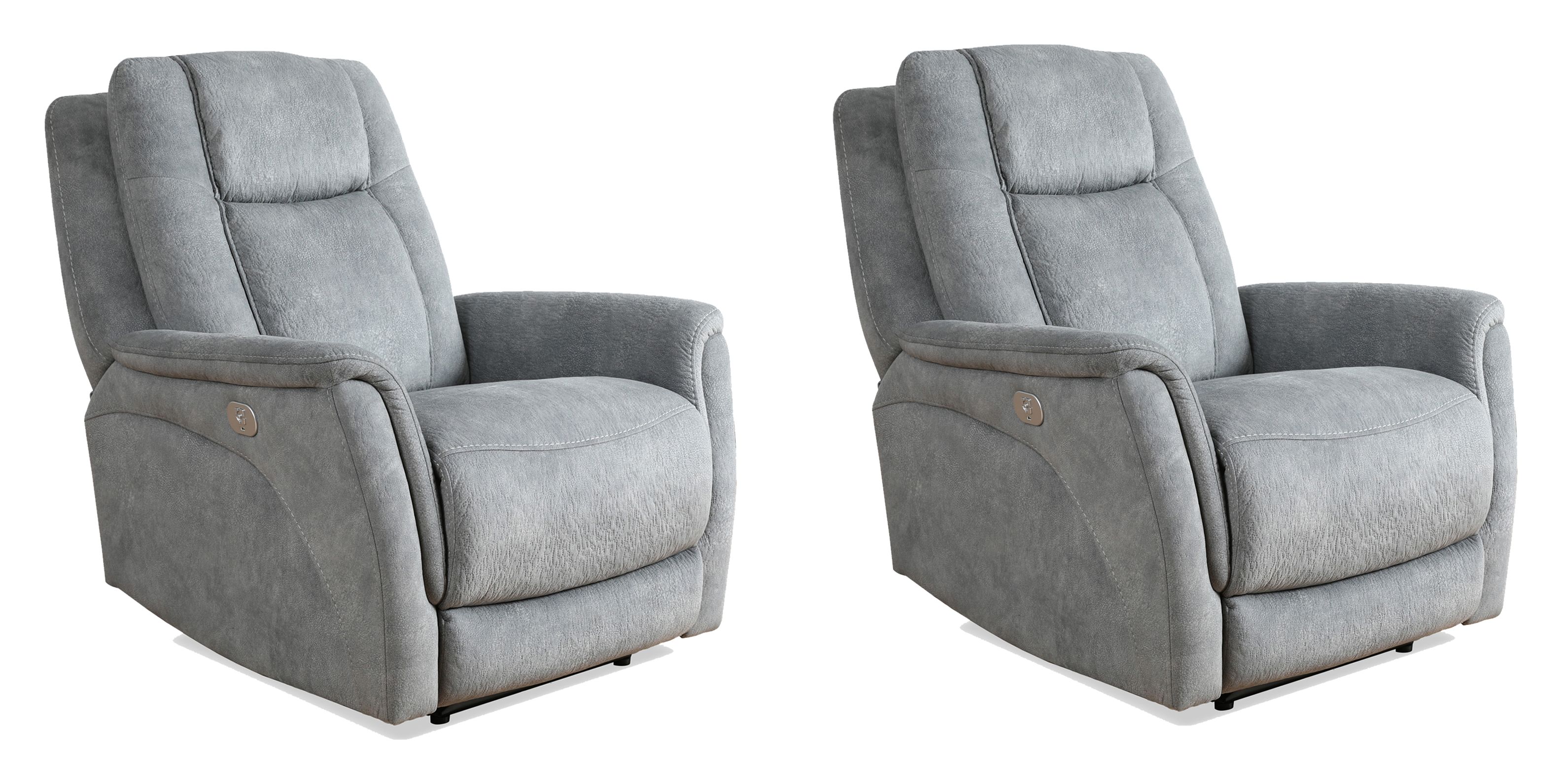 Parker House Linus - Hudson Grey Zero Gravity Power Recliner Two Pack