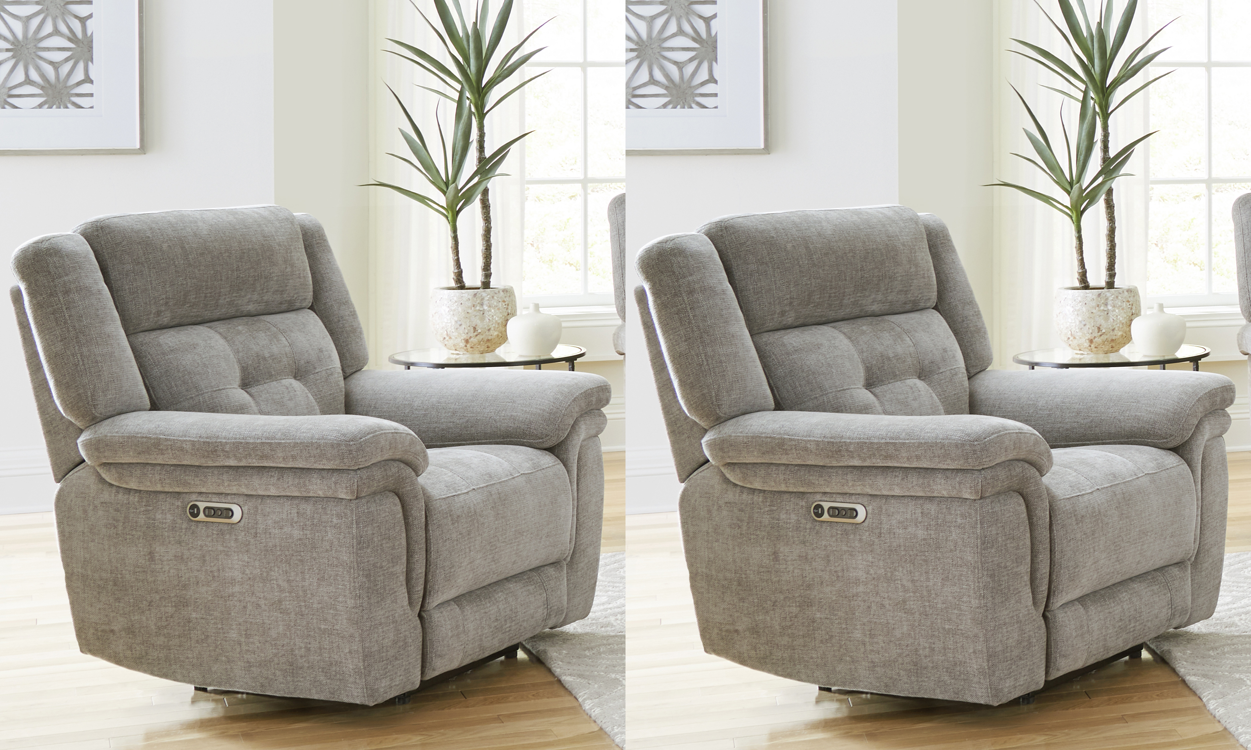 Parker House Richland - Bristol Grey Power Recliner Two Pack