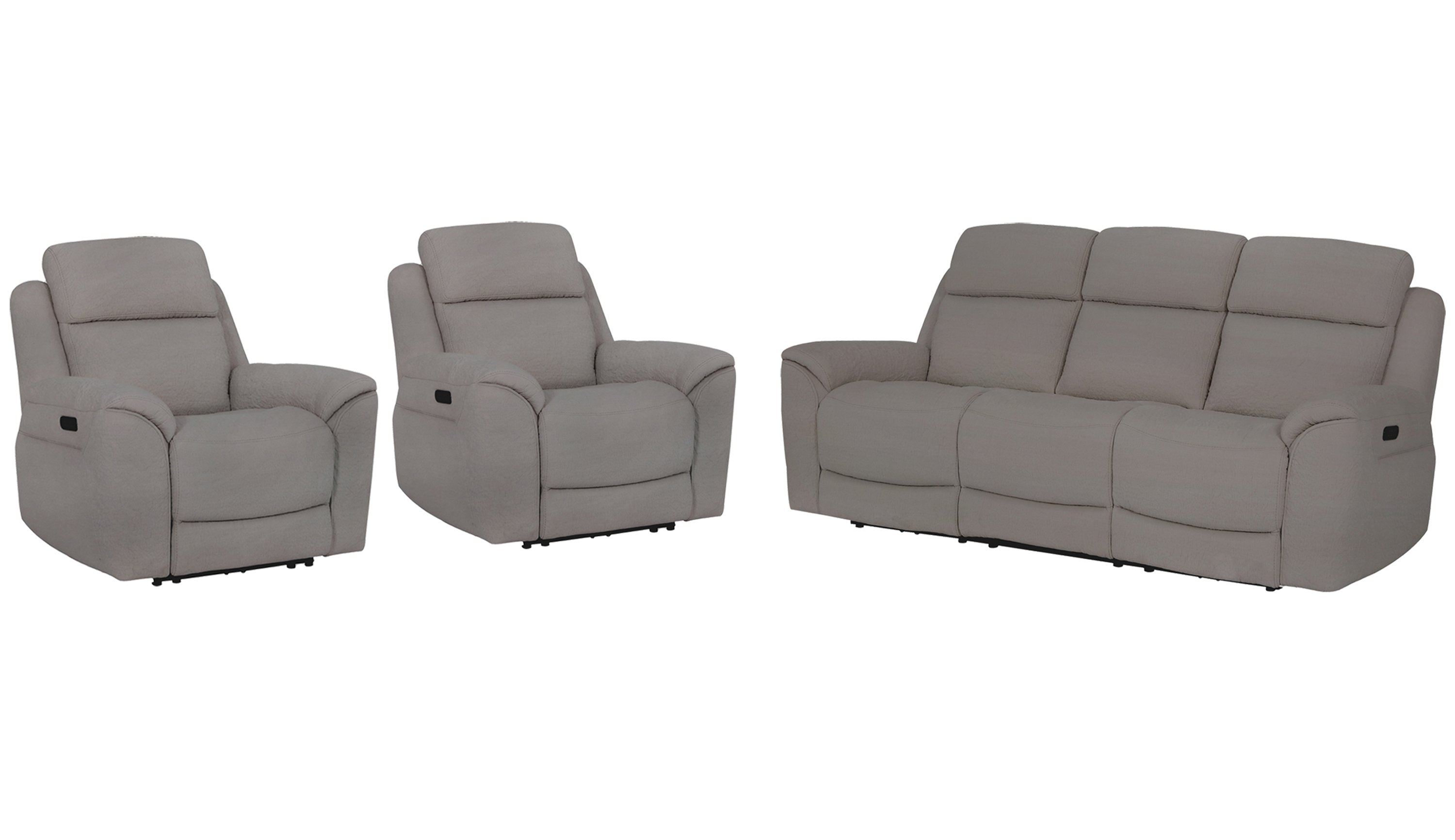 Parker House Sebastian - Lenox Wheat Power Reclining Sofa and Two Recliners