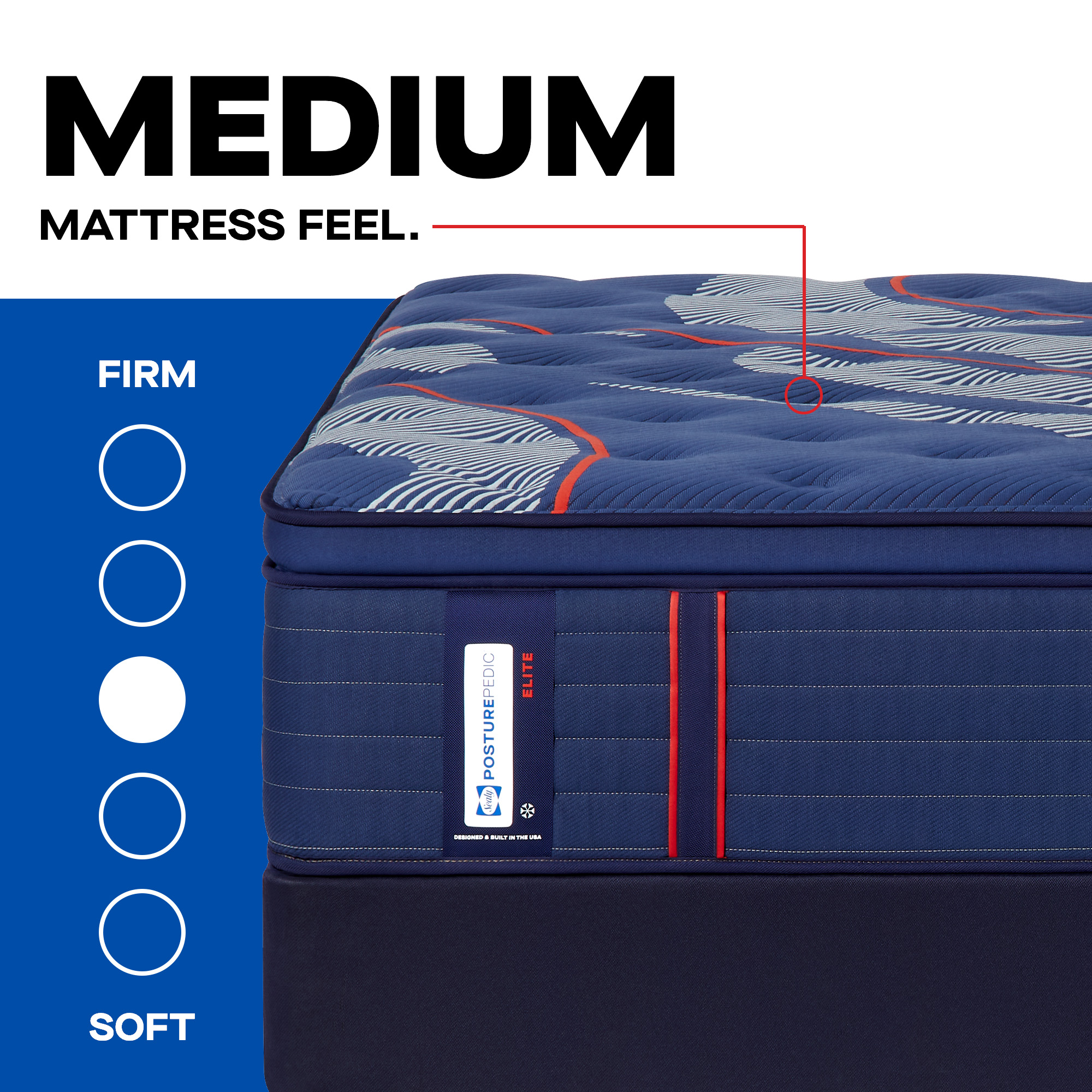 Model: 53200540 | Sealy Posturepedic Brenham II Euro Pillow Top Medium Full