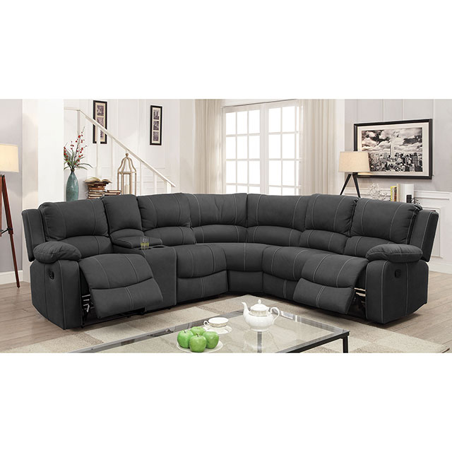 Furniture of America Monique Armless Chair w/ Drop Down Table