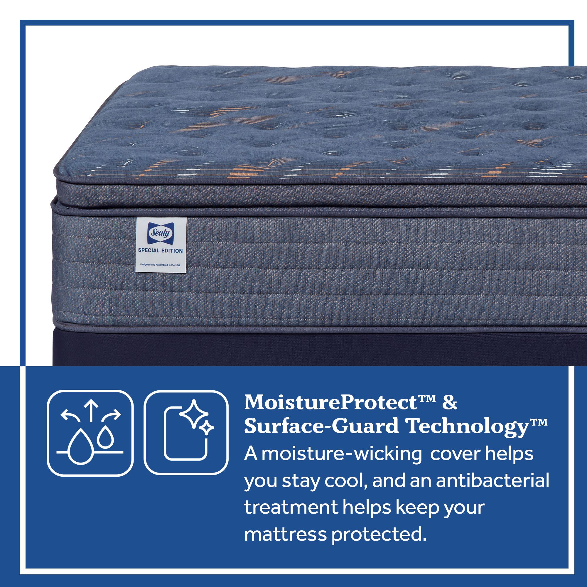 Model: 53198362 | Sealy Warner Euro Pillow Top Soft Cal King