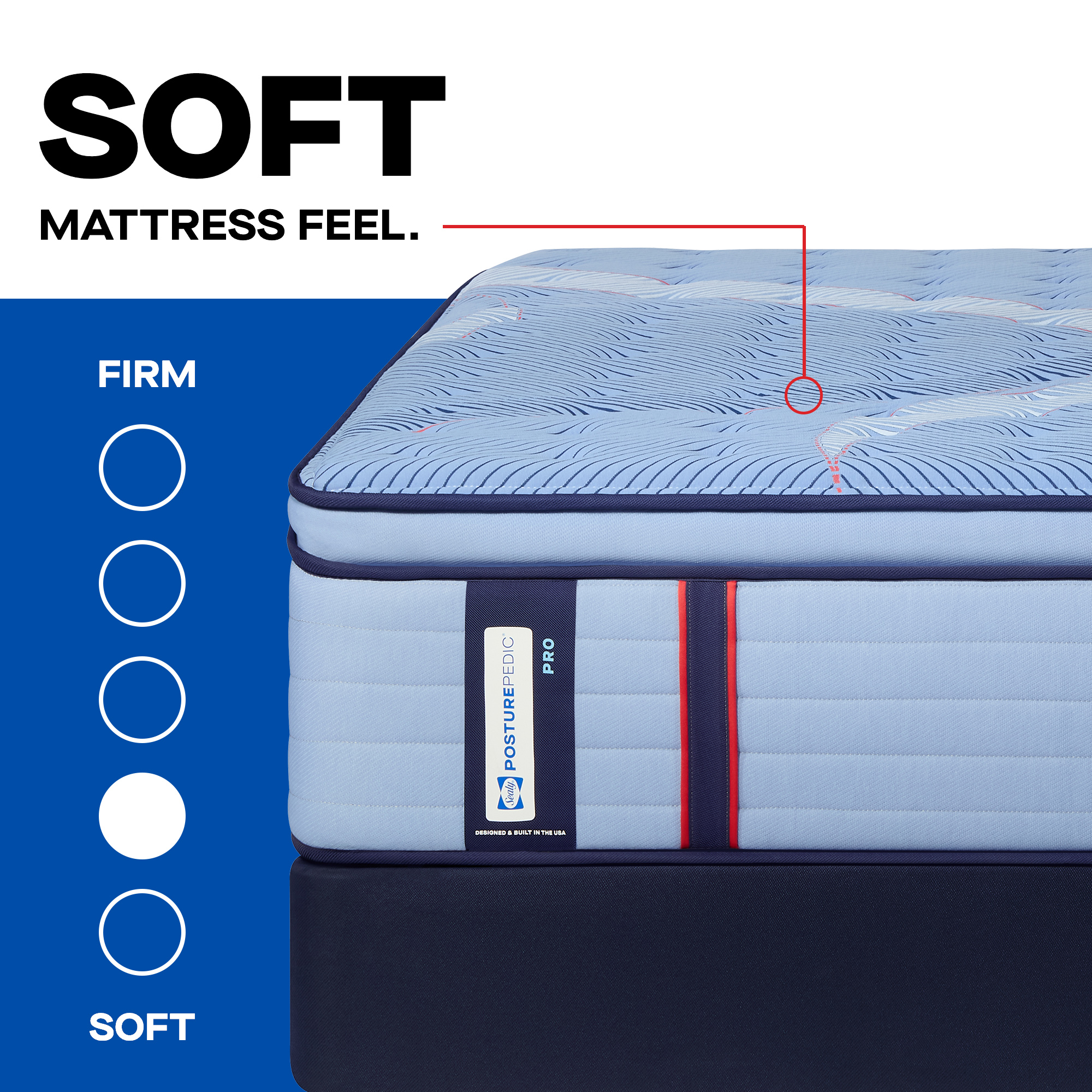 Model: 53226231 | Sealy Posturepedic Oldham Euro Pillow Top Soft Twin XL