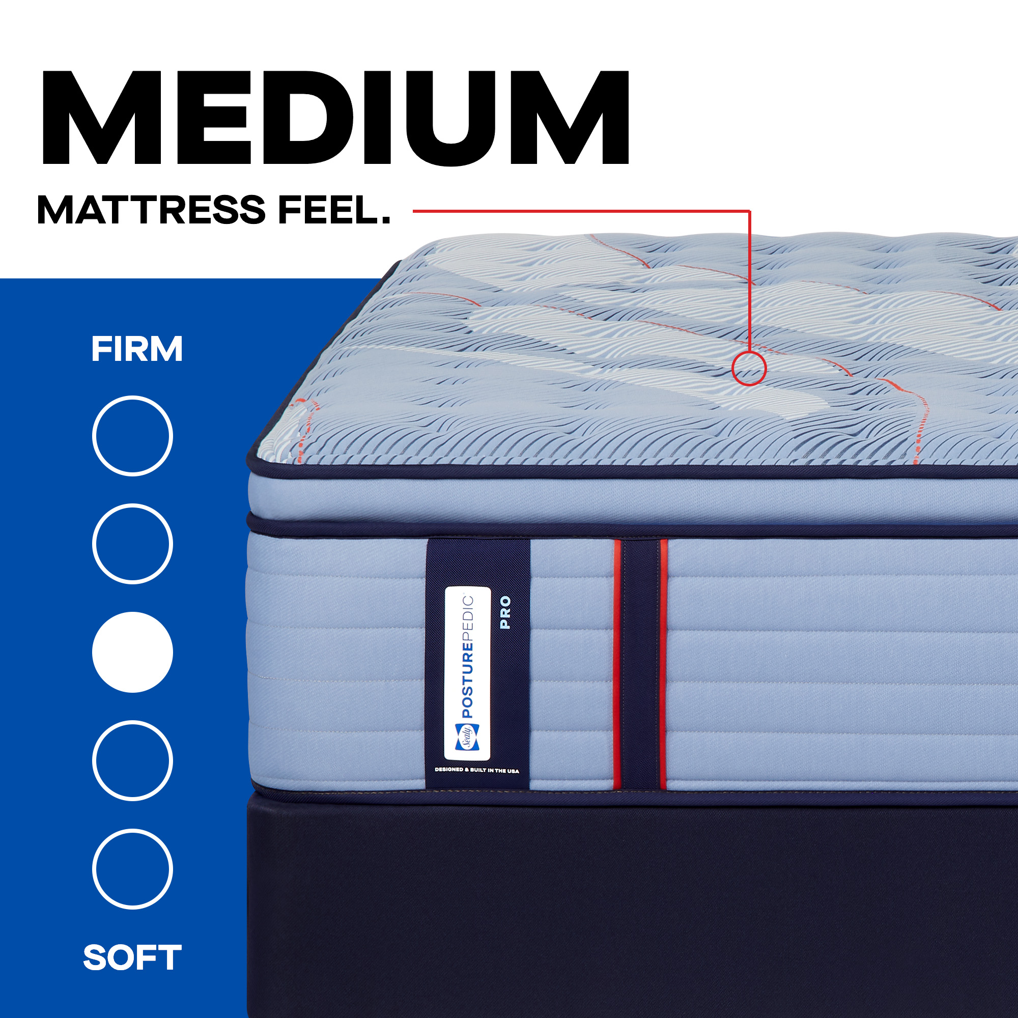 Model: 53199862 | Sealy Posturepedic Dupont II Euro Pillow Top Medium Cal King