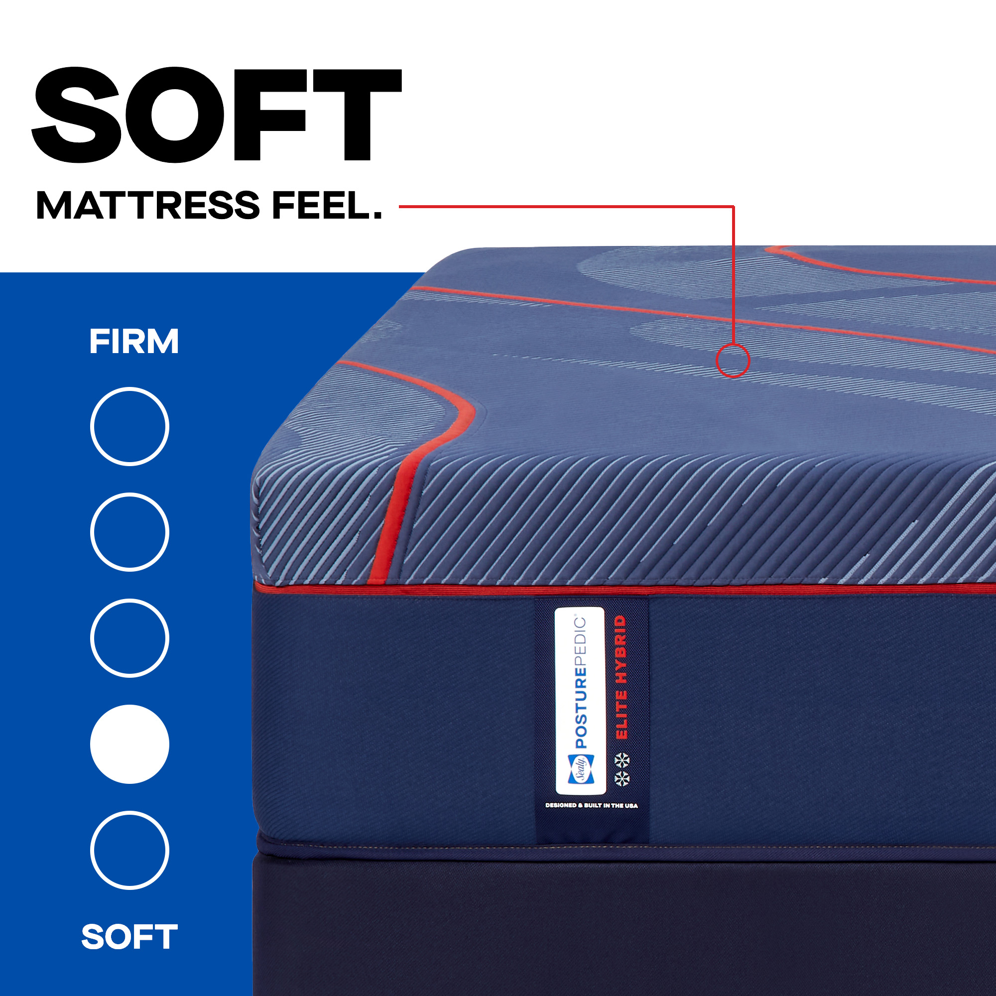 Model: 53205032 | Sealy Posturepedic High Point II Soft Split Cal King