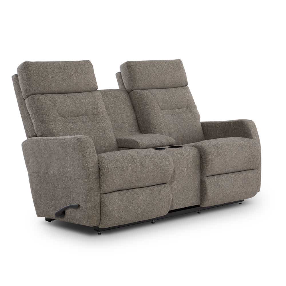 Hawthorn Power Reclining Loveseat w/ Headrest & Lumbar | La