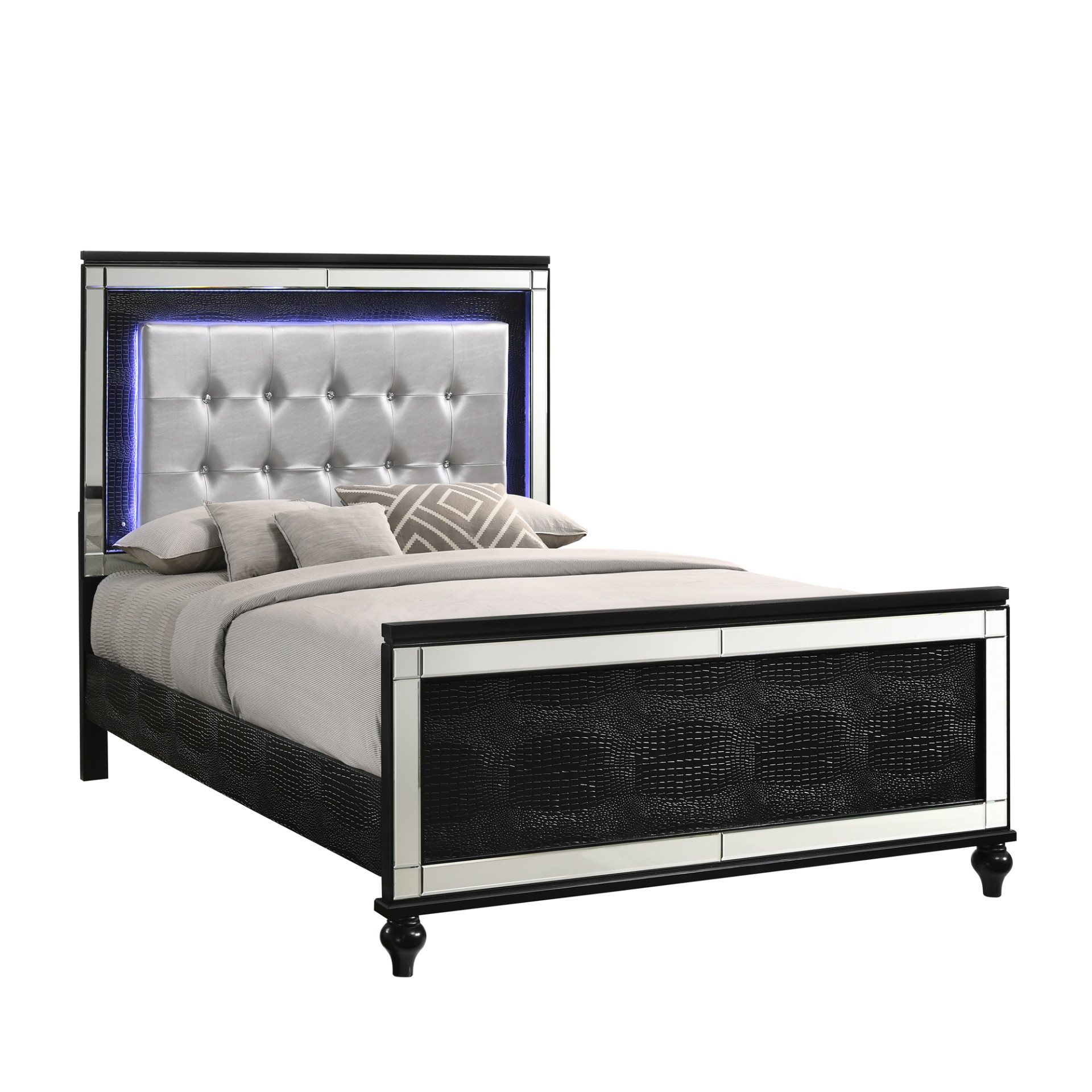 New Classic Home Furnishings Valentino 3/3-4/6 T/F Side Rails - Black